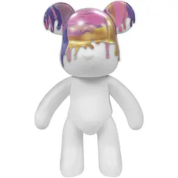 Набір для творчості ToyMonster Pour Palz Флюїд Арт Ведмедик Золото світанку S3 Metallic (GS-G25020) - мініатюра 6