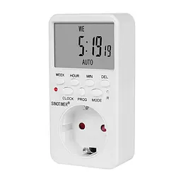 Энергосберегающая розетка таймер Sinotimer TM-519, 16A, 3000W, 230V с программой на включение и отключение