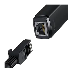 Перехідник - хаб конвертер Baseus Lite Series Ethernet 100Mbps (Usb to RJ45) WKQX000301 - мініатюра 2