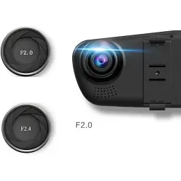Відеореєстратор-дзеркало автомобільний Vehicle Blackbox DVR 1433 (av010) - мініатюра 3