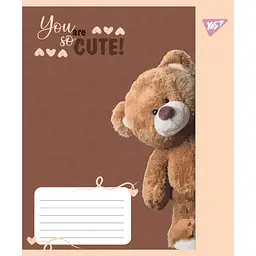 Набір зошитів Yes You are cute A5 в клітинку 12 аркушів 25 шт. (767891) - мініатюра 4