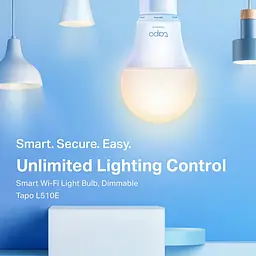 Умная Wi-Fi лампа TP-LINK Tapo L-510E N300 - мініатюра 3