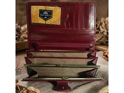 Жіночий гаманець Натуральна шкіра Accademia 1526 rosso Червоний 18,5x10x3. см TONY PEROTTI acs0032554 - мініатюра 5