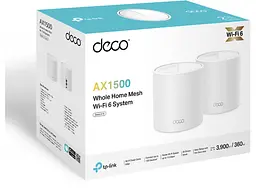 Маршрутизатор (роутер) TP-LINK Deco X10 2-pack - мініатюра 3