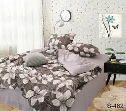 Комплект постільної білизни (S482) Євро TAG tekstil pbe0027702 - мініатюра 1