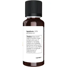Лимонна олія Now Essential Lemon Oil 10 ml - мініатюра 2