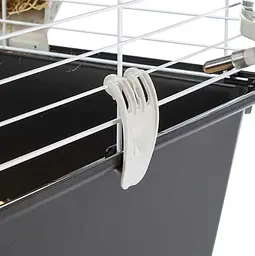 Клітка для кроликів та морських свинок Ferplast Casita 80 чорна 78х48х50 57065170 - мініатюра 8