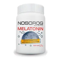Натуральна добавка Nosorog Melatonin, 100 таблеток