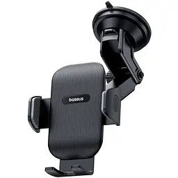 Автомобільний тримач холдер Baseus Ultra Control Go Series Clamp-Type Phone Holder C40361600111-00 Black - мініатюра 5