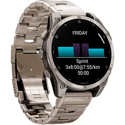 Смарт-годинник Garmin Fenix 8 AMOLED Sapphire 47mm Titanium with Vented Titanium Bracelet [010-02904-40] [115090] - мініатюра 3