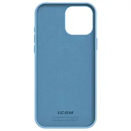 Силиконовый чехол для Apple iPhone 15 Pro Max, ICON2 Case, голубой, противоударный, панель, защита всего корпуса, матовая поверхность Soft Touch, выступает над дисплеем, совместим с защитными стеклами и пленками, с микрофиброй, ArmorStandart (ARM77004) - мініатюра 2
