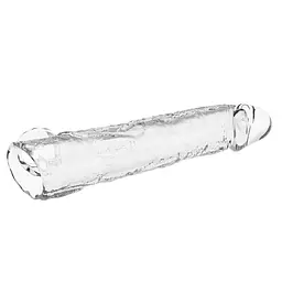 Насадка на пеніс Pretty Love Extension Penis Sleeve, 26 см (прозорий) - мініатюра 8
