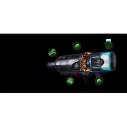 Пилосос 2 в 1 (Вертикальний + ручний) Dyson Gen5detect Absolute Midnight Blue/Copper (447002-01) - мініатюра 6