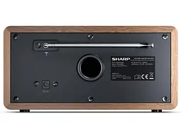 Радіоприймач колонка Sharp DR450BR Brown DAB+, FM RDS, Bluetooth, мережа - мініатюра 4