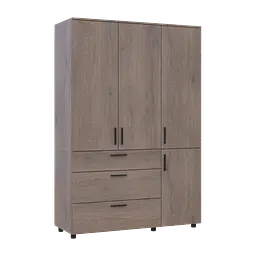 Шафа для одягу Doros Торн Кремона Канноло 3 ДСП/3Ш (штанга) 135х51.6х200 (44900477) - мініатюра 10