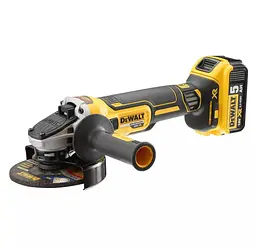 Акумуляторна кутова шліфувальна машина DeWalt з АКБ та ЗП (DCG405P2)