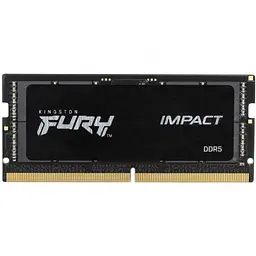 Пристрій для ноутбуків Kingston Fury 16 GB SO-DIMM DDR5 4800 MHz Impact (KF548S38IB-16) - мініатюра 6