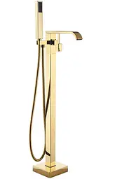 Змішувач для ванни Rea Carat підлоговий gold REA-B5231, Золотий