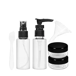 Дорожній набір ємностей для косметики WH Travel Bottles Set 4 шт. , Чорний