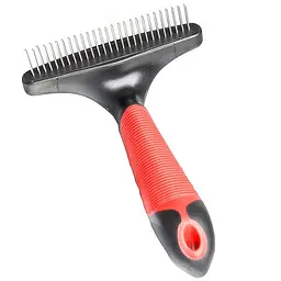 Гребінець Flamingo rake rotating teeth граблі для собак з довгим жорстким і кучерявим хутром (1030235)