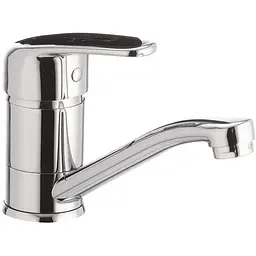 Змішувач для умивальника CRON MAGIC 555 чорна ручка (CR0131) - мініатюра 6
