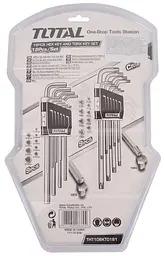 Набір ключів Total шестигранних + Torx 18 шт. (THT106KT0181) - мініатюра 2