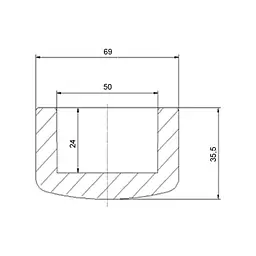 Заглушка PPR Blue Ocean 50 SD00004594 - мініатюра 1