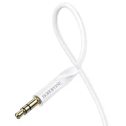 Аудіокабель Borofone BL16 Clear sound 3.5 мм/1 м білий - мініатюра 5