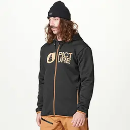 Толстовка Picture Organic Park Tech Hoody Zip XL Чорний - мініатюра 3
