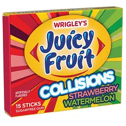 Жуйка Juicy Fruit Strawberry Watermelon sugar free 15 шт