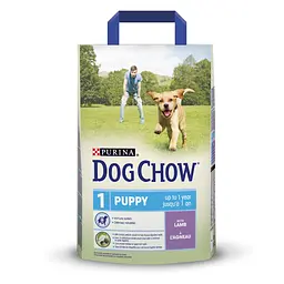 Сухий корм для цуценят усіх порід Dog Chow Puppy Lamb 2,5 кг (ягня)