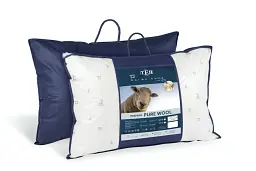 Подушка ТЕП Природа Membrana Print Pure Wool 50х70 см біла (3-00466_00000) - мініатюра 5