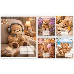 Упаковка зошитів 1В Bear stories А5/24 кл. 20 шт. (768974)