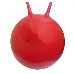 М'яч для фітнесу (фітбол) Bambi BT-PB-0178(Red) з ріжками 55 см