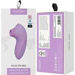 Вакуумний стимулятор Svakom Pulse Lite Neo Фіолетовий - мініатюра 6