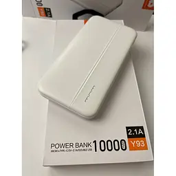 Повербанк зовнішній акумулятор WUW Y93 10000 mAh білий - мініатюра 4