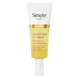 Засіб від засмаги Simple Матувальний УФ-флюїд з високим захистом SPF 50 40 мл
