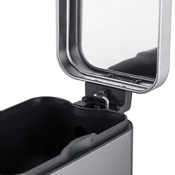 Відро для сміття Mixxus Premium Quadro-TC0105 SS Color 5л з плавним закриттям прямокутна нержавіюча сталь MI7062, Нержавіюча сталь - мініатюра 10