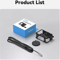 Чохол Telesin Silicone Cover with Lens Cap для DJI Osmo Action 6 (S6-PTC-11) [168848] - мініатюра 8