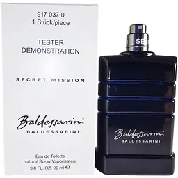 Туалетна вода тестер Baldessarini Secret Mission 90 мл
