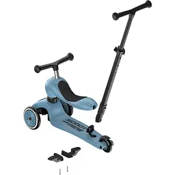 Самокат Scoot and Ride Highwaykick-1 Push and Go сіро-синій (SR-240527-STEEL) - мініатюра 11