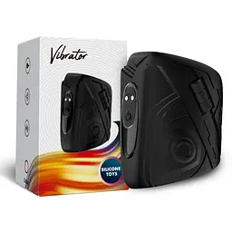 Насадка на пеніс Mechwarrior Black, 9 vibration functions Boss Series 52-00094 100567 - мініатюра 2