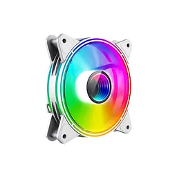 Кулер до корпусу Gamemax FN-12Rainbow-Q-Infinity WT - мініатюра 2