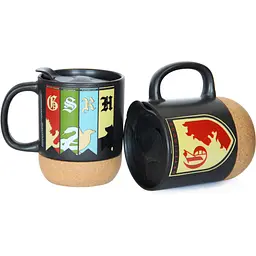 Кухоль керамічний Warner Bros. Harry Potter Gryffindor з кришкою та підставкою 340 мл чорний (55001784) - мініатюра 5
