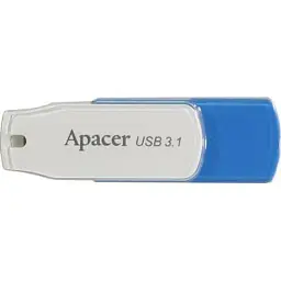 USB флеш накопичувач Apacer 64GB AH357 Blue USB 3.1 (AP64GAH357U-1) - мініатюра 1