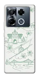 TPU чохол Demsky Heart of Kyiv для Infinix Note 40 Pro 4G