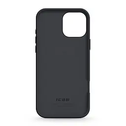Силиконовый чехол для Apple iPhone 16 Pro Max, ICON2 Case, черный, противоударный, панель, защита всего корпуса, матовая поверхность Soft Touch, выступает над дисплеем, совместим с защитными стеклами и пленками, с микрофиброй, ArmorStandart (ARM78637) - мініатюра 2