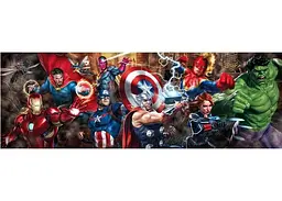 Пазл Clementoni Супергерої, Marvel (Marvel Panorama Puzzle - 1000 pcs.), 1000 ел. (панорама) (39877) - мініатюра 2