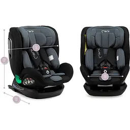 Автокрісло MoMi Urso I-Size 0-36 кг Black - мініатюра 6