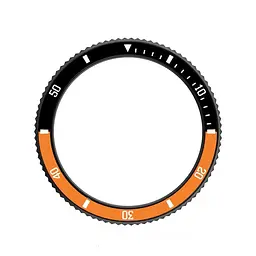 Безель для смартгодинника Xiaomi Watch S3/S4 Black-orangeSikai  - мініатюра 2